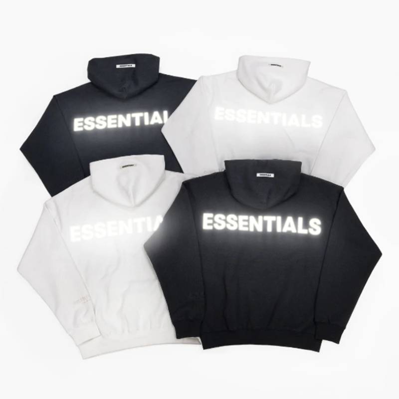 Fear Of God Essentials Reflective Letter Hoodie - Premium Quality